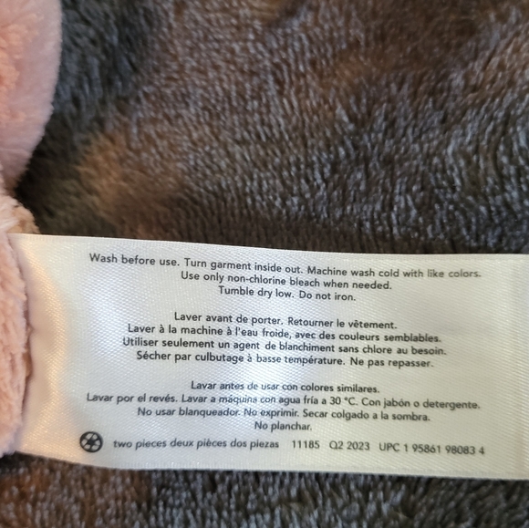 🩷 3/$15 Infant (12M) Carter's Light Brown Pullover Fleece Hoodie - Picture 5 of 5